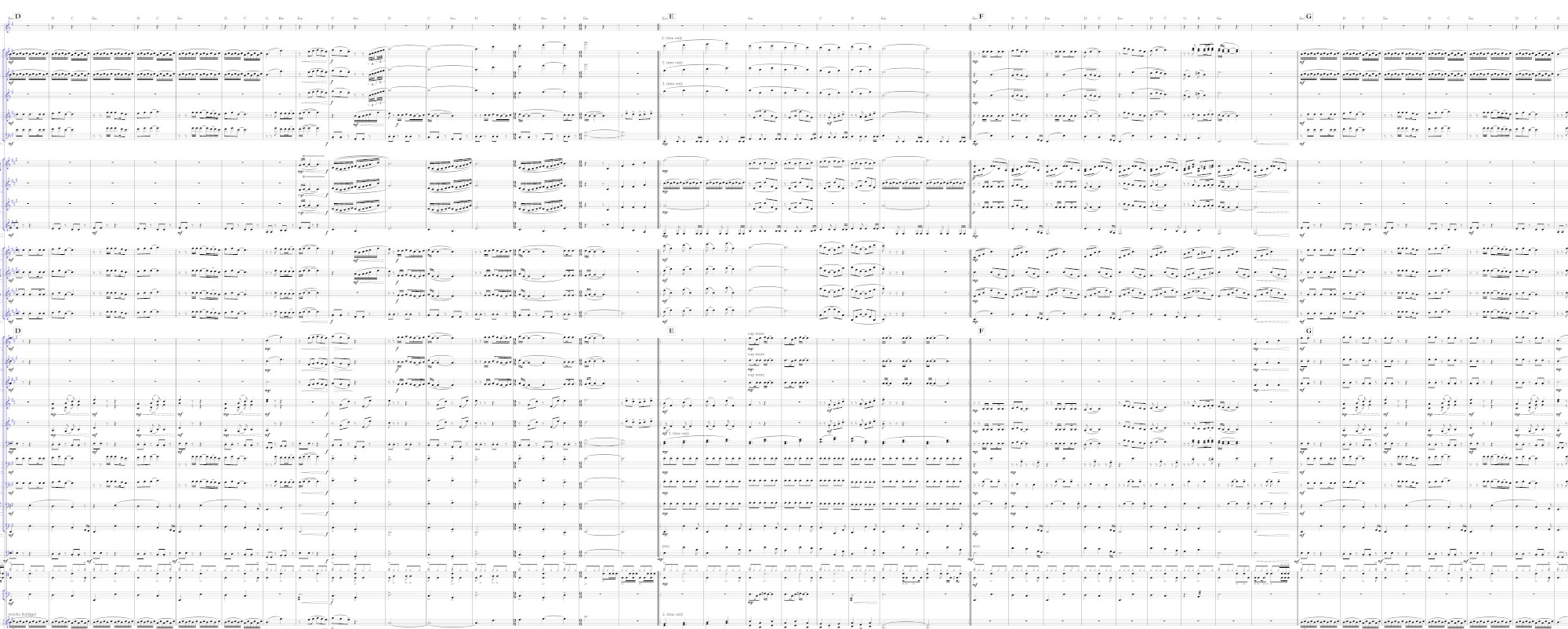 arrangements erstellen