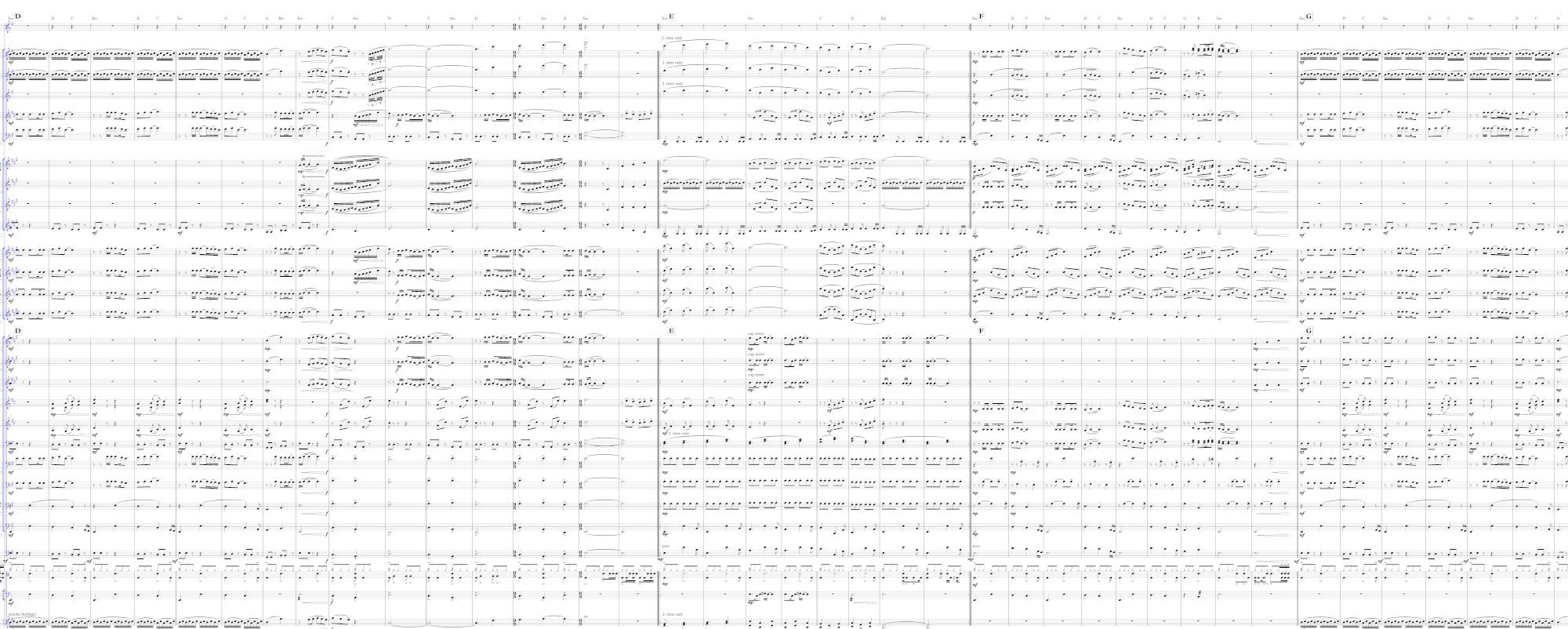 arrangements erstellen